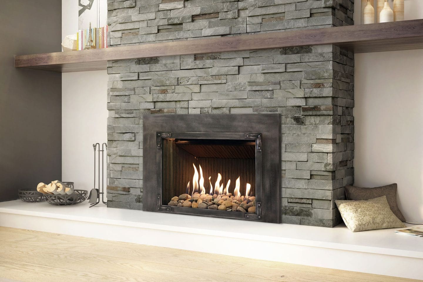Stock Image - Ambiance - Inspiration 34 Ambiance Gas Contemporary Insert - Stove Depot and Chimney Works