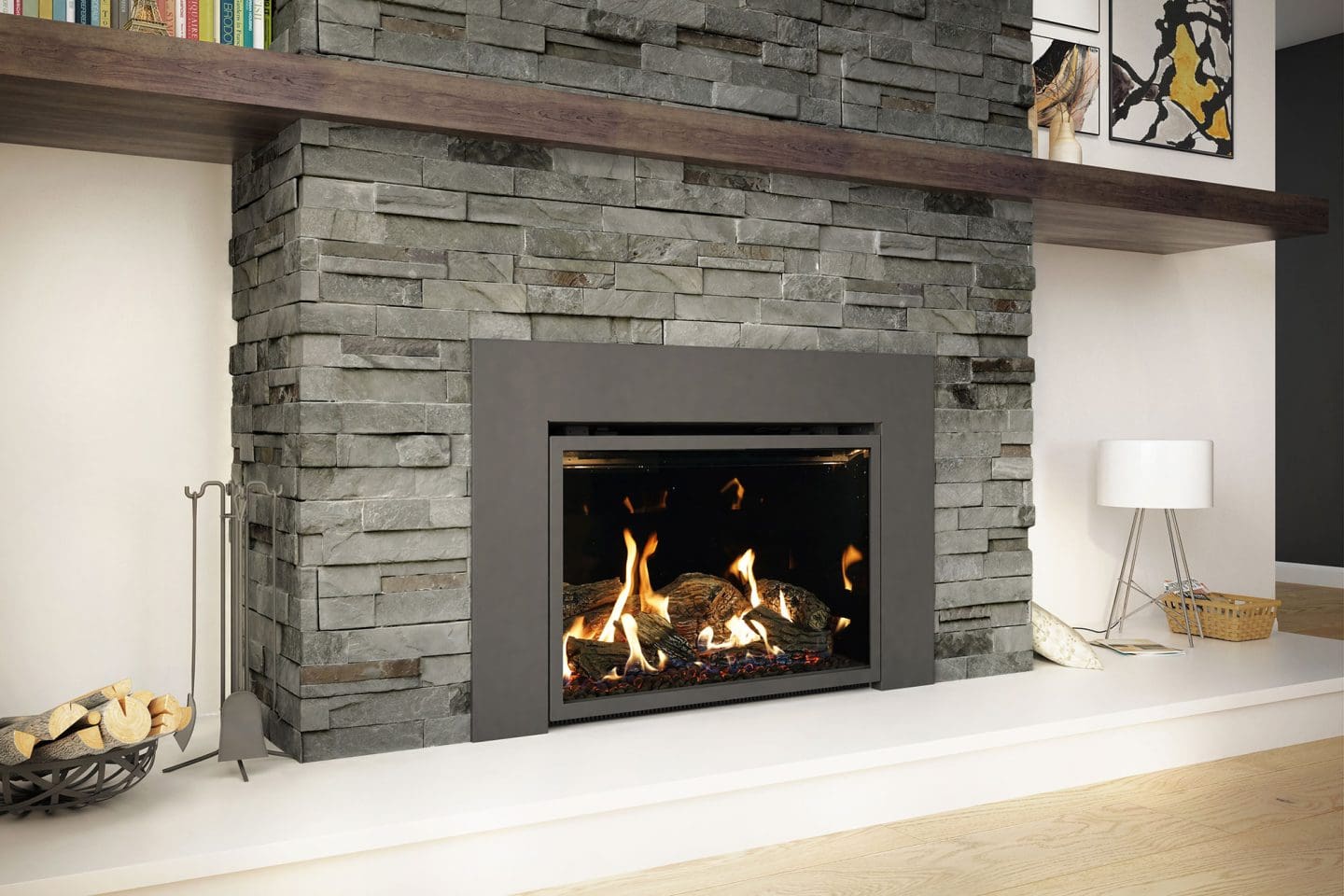 Stock Image - Ambiance - Inspiration 34 Ambiance Gas Contemporary Insert - Stove Depot and Chimney Works