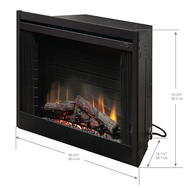 Stock Image - Dimplex - BF Deluxe Built-in Electric Firebox Dimplex - Stove Depot and Chimney Works