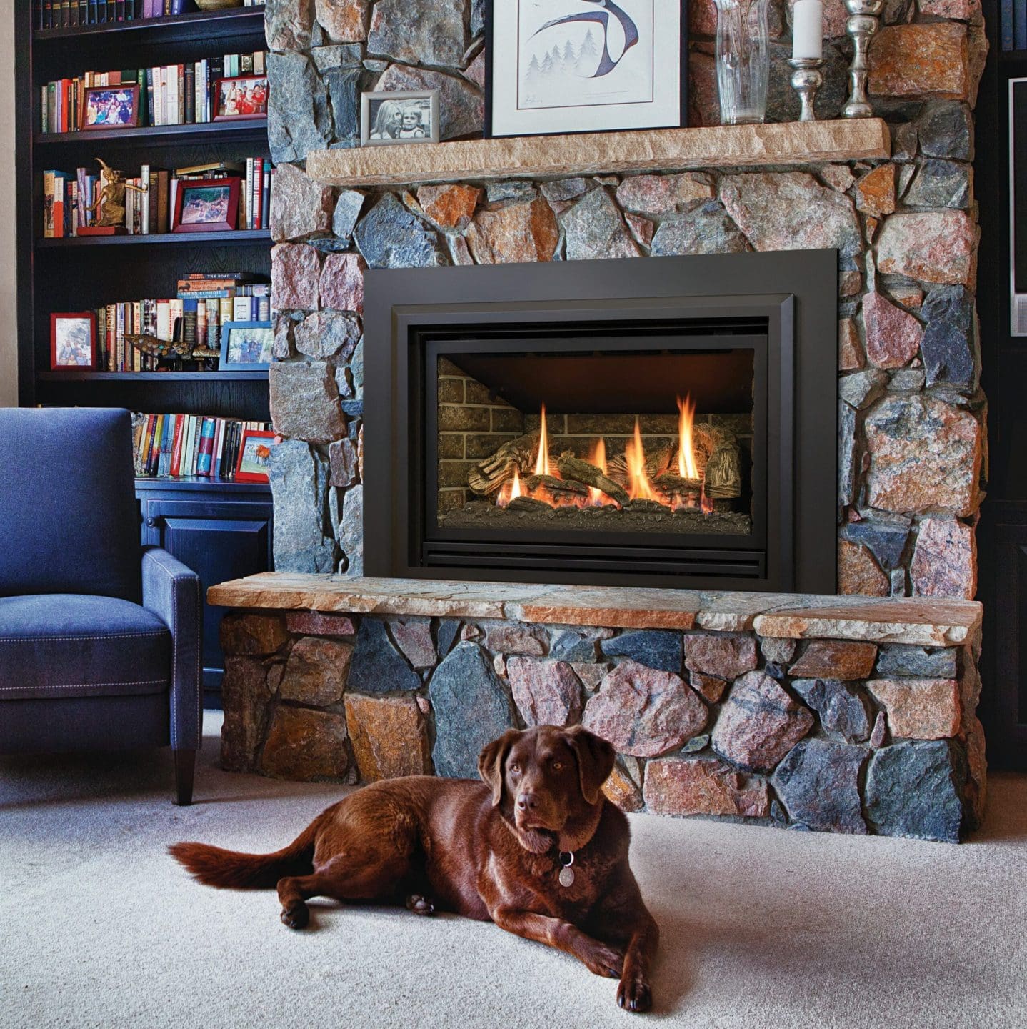 Stock Image - Kozy Heat Chaska 335S Gas Inserts - Stove Depot and Chimney Works