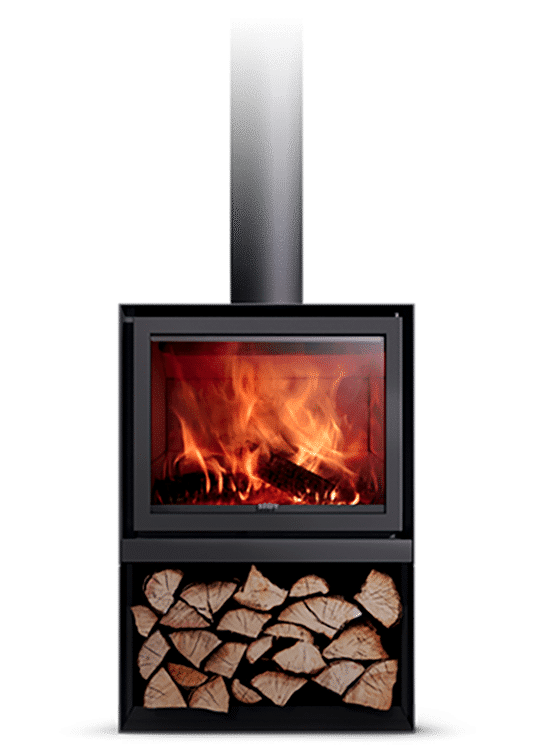 Stock Image - Stûv 16 - Wood Stove Stuv America Wood Pedestal Stove - Stove Depot and Chimney Works