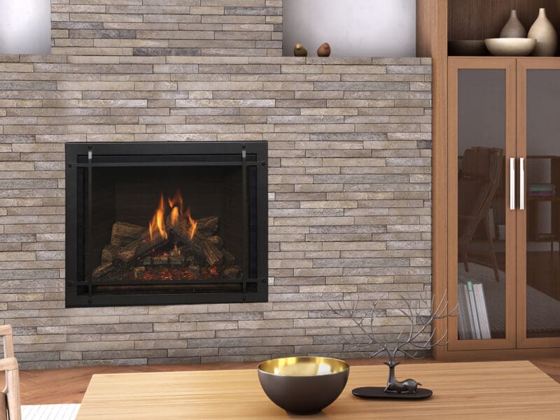 Stock Image - Kozy Heat Nordik 41DV Fireplaces - Stove Depot and Chimney Works
