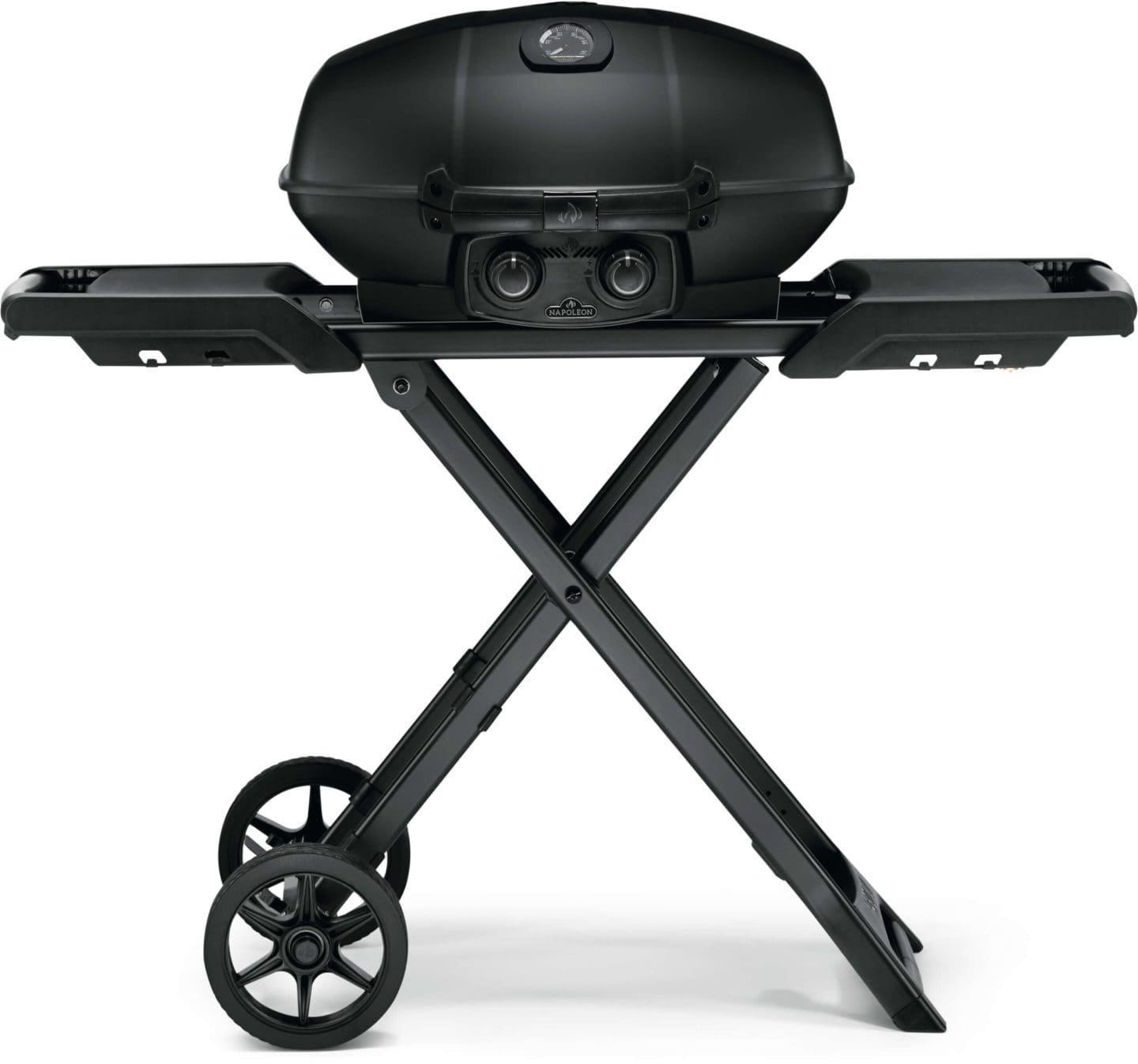 Stock Image - Napoleon - PHANTOM TravelQ™ PRO 285 Portable Gas Grill with Scissor Cart Napoleon Grill Gas Portable Portable Grill - Stove Depot and Chimney Works