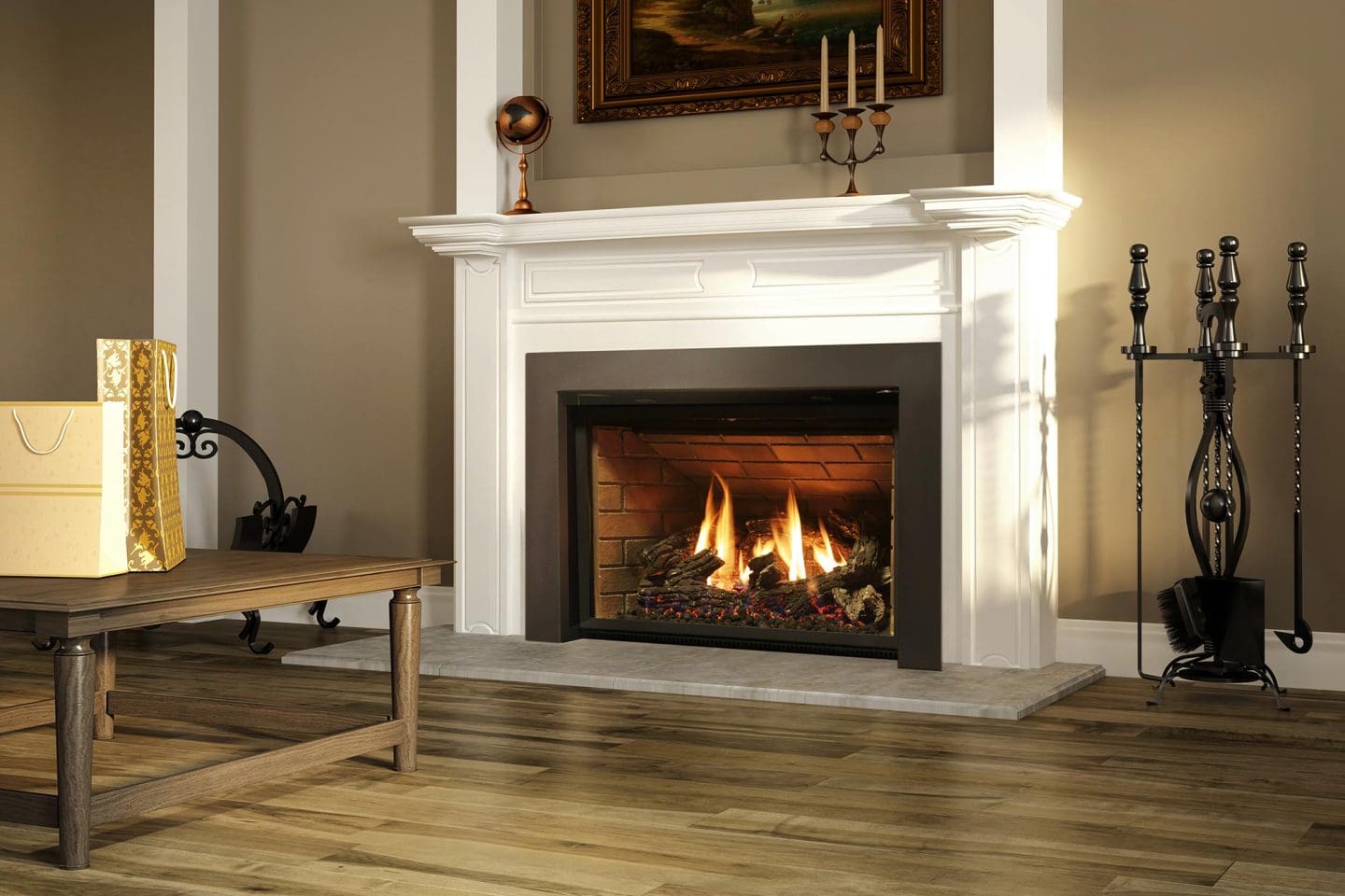 Stock Image - Ambiance - Inspiration 29 Ambiance Gas Contemporary Insert - Stove Depot and Chimney Works