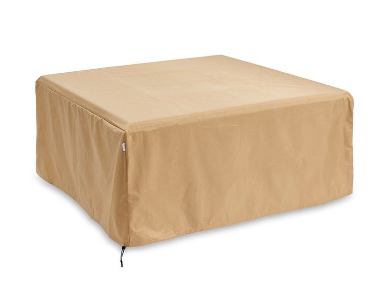 Stock Image - The Outdoor GreatRoom - 45.13" x 45.13" Protective Cover for Sierra Square Fire Table The Outdoor Greatroom Company Fire Pit Cover - Stove Depot and Chimney Works