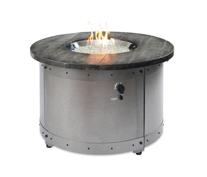 Stock Image - The Outdoor GreatRoom - Edison Round Gas Fire Pit Table The Outdoor Greatroom Company Gas Fire Table - Stove Depot and Chimney Works