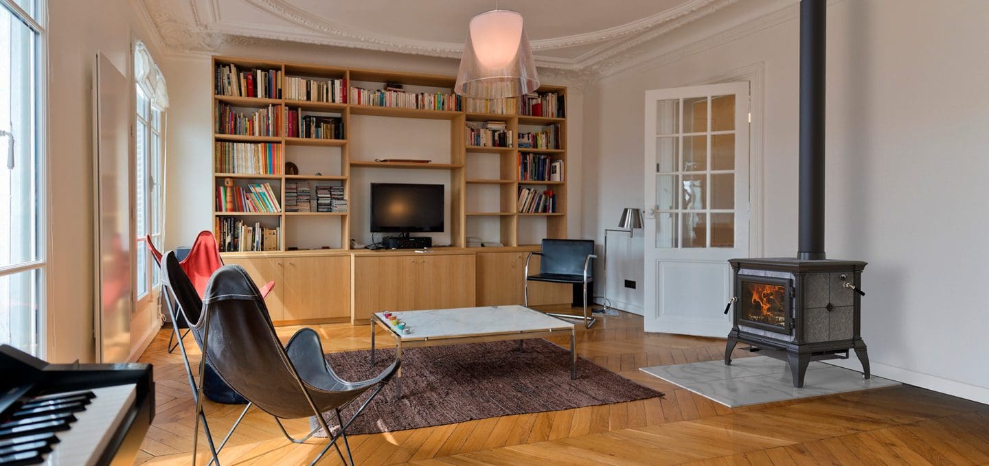 Stock Image - Hearthstone Castleton Hearthstone Freestanding - Stove Depot and Chimney Works