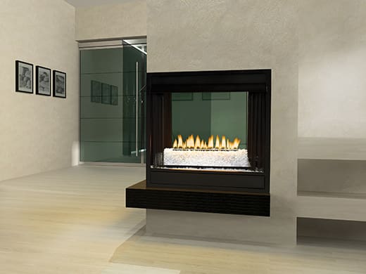 Stock Image - American Hearth - Vent-Free Multi-Sided Loft Series Burner (VFRU, VFIU) American Hearth - Stove Depot and Chimney Works