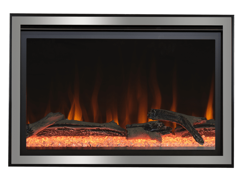 Stock Image - Kozy Heat Osseo Insert/Built In Electric Fireplaces - Stove Depot and Chimney Works