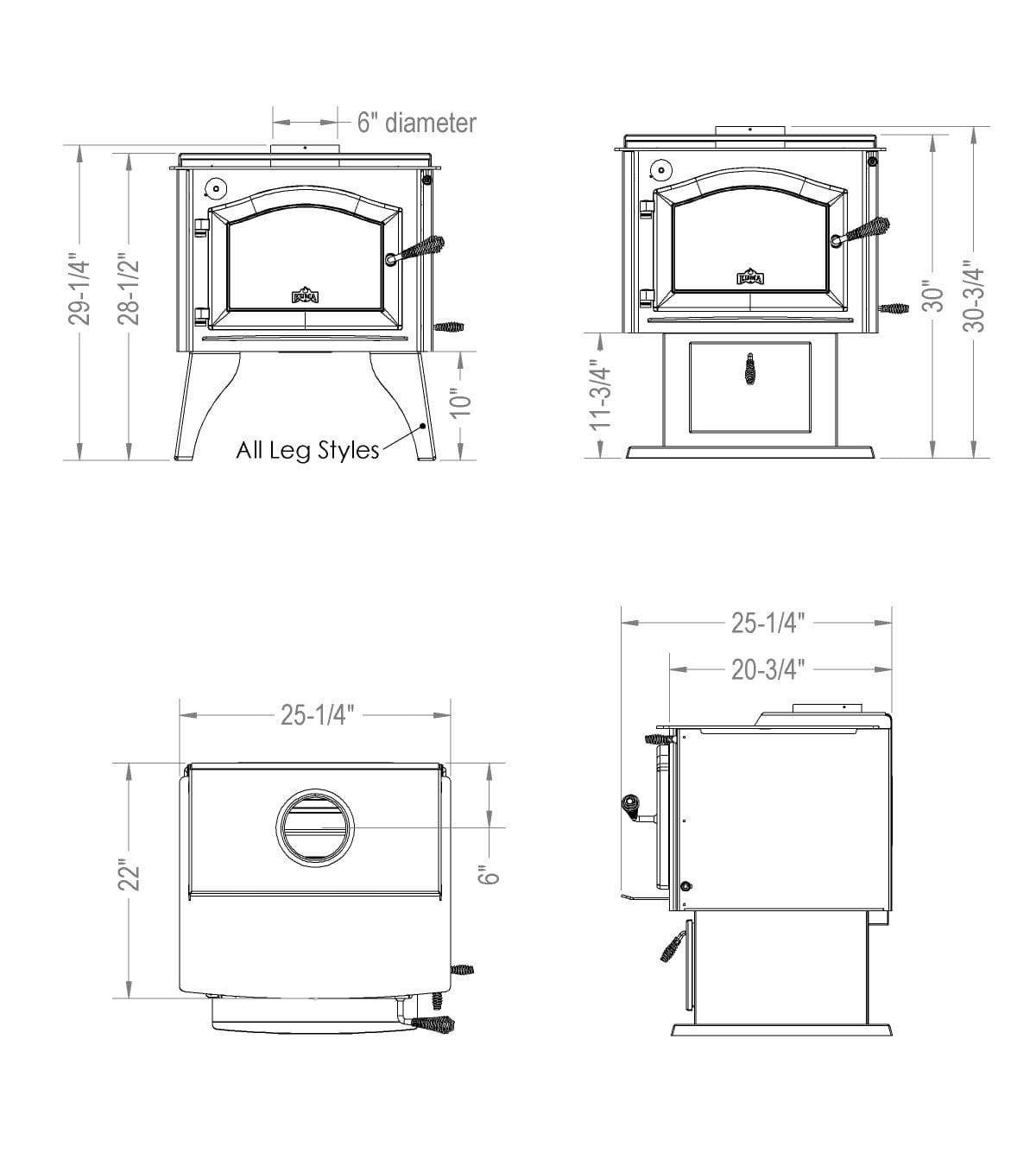 Stock Image - Kuma - Aspen LE Is In Showroom - Stove Depot and Chimney Works
