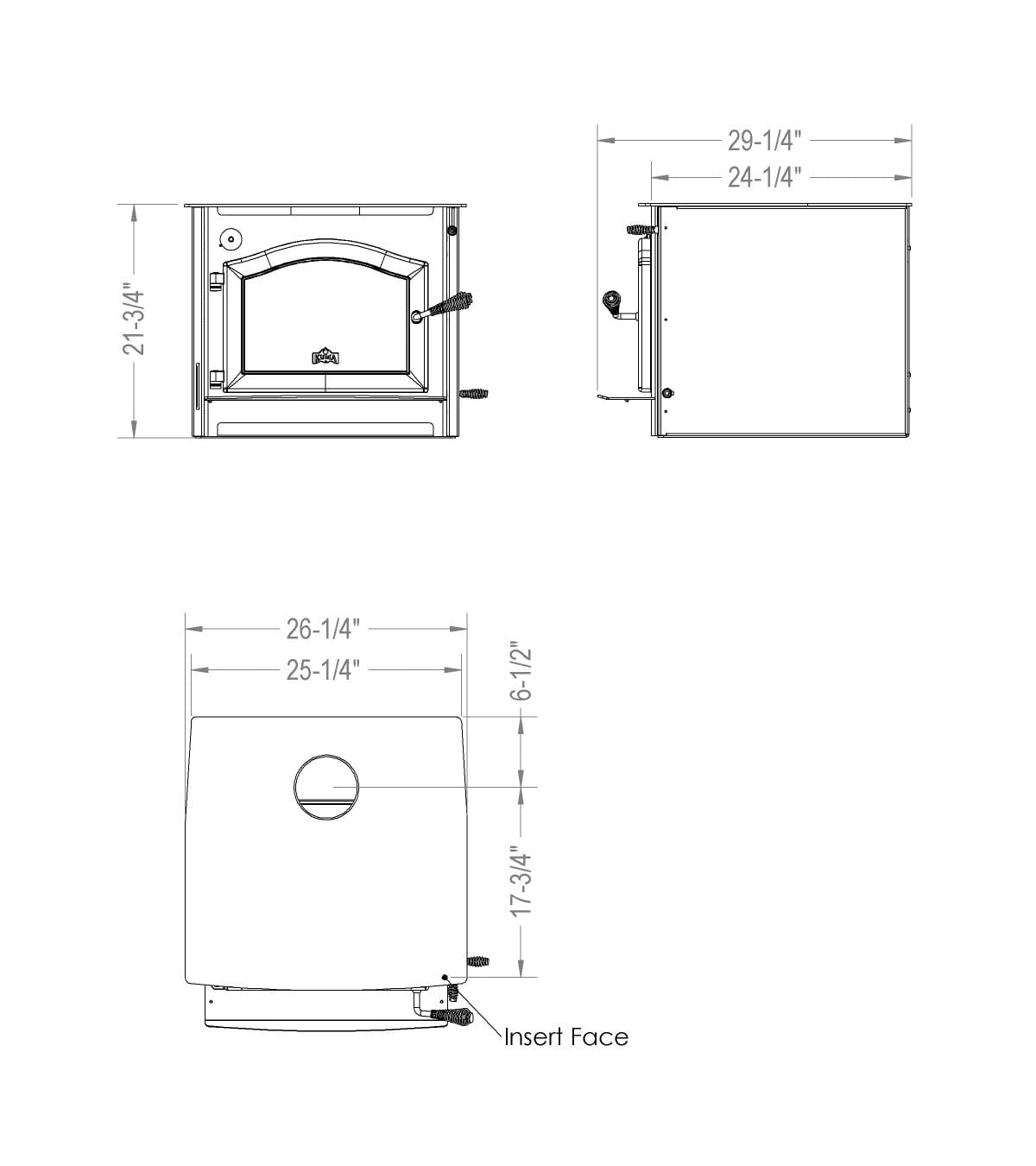 Stock Image - Kuma - Cascade LE Is In Showroom - Stove Depot and Chimney Works