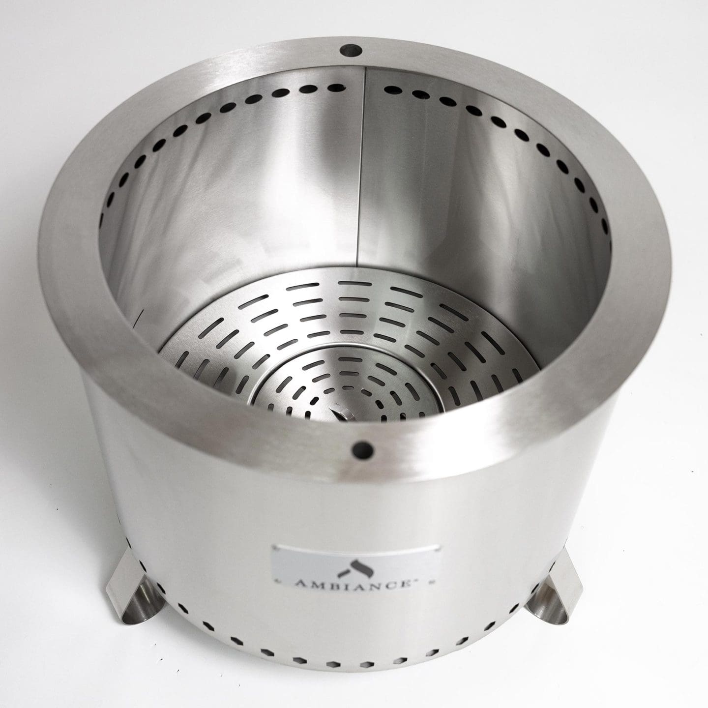 Stock Image - Ambiance Fiero Smokeless Fire Pit Ambiance Gas Fire Pit - Stove Depot and Chimney Works