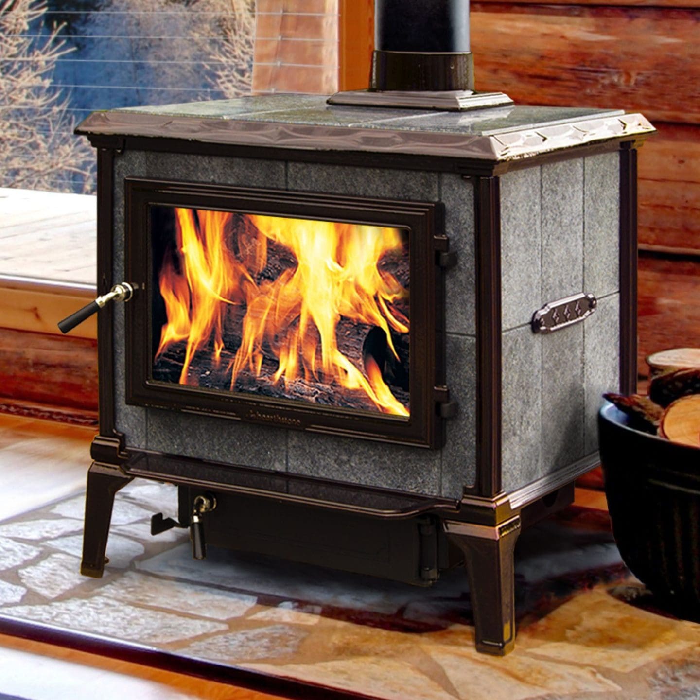Stock Image - Hearthstone Mansfield Hearthstone Freestanding - Stove Depot and Chimney Works