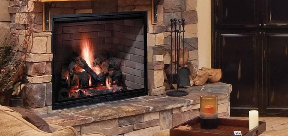 Stock Image - Majestic Biltmore Wood-Burning Fireplace Majestic Wood Fireplace - Stove Depot and Chimney Works