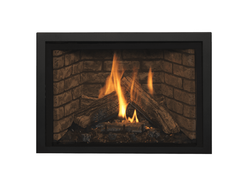 Stock Image - Kozy Heat Nordik 34i Is In Showroom - Stove Depot and Chimney Works