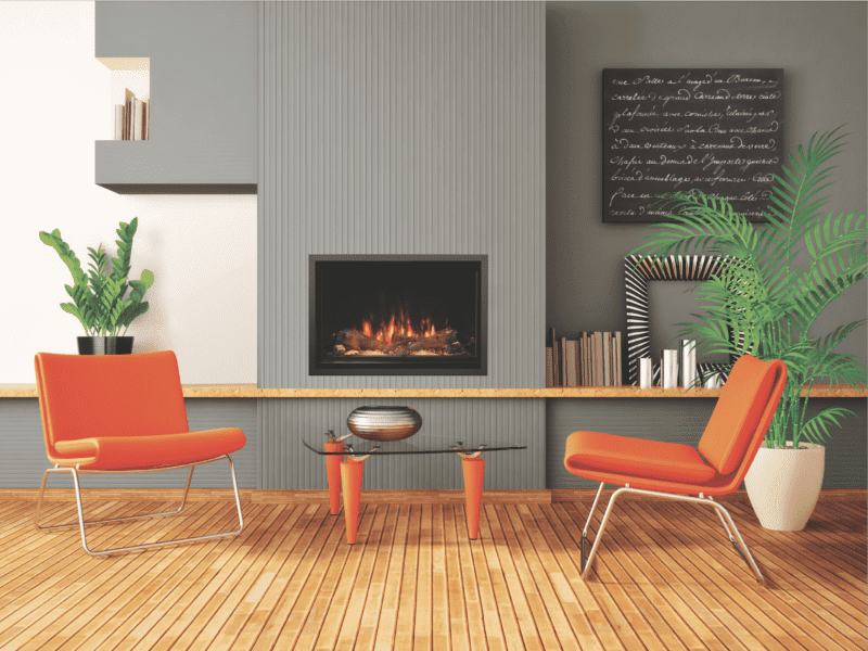 Stock Image - Kozy Heat Osseo eSeries Inserts Electric Fireplaces - Stove Depot and Chimney Works