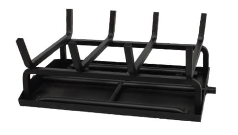 Stock Image - American Hearth - Sand Pan Burners and Matching Log Sets American Hearth - Stove Depot and Chimney Works