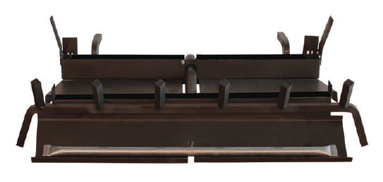 Stock Image - American Hearth - Sand Pan Burners and Matching Log Sets American Hearth - Stove Depot and Chimney Works