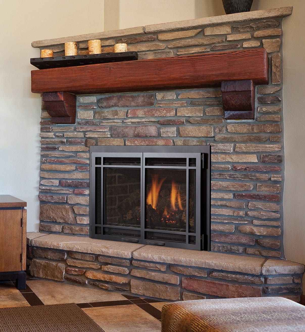 Stock Image - Kozy Heat Chaska 25 Gas Inserts - Stove Depot and Chimney Works