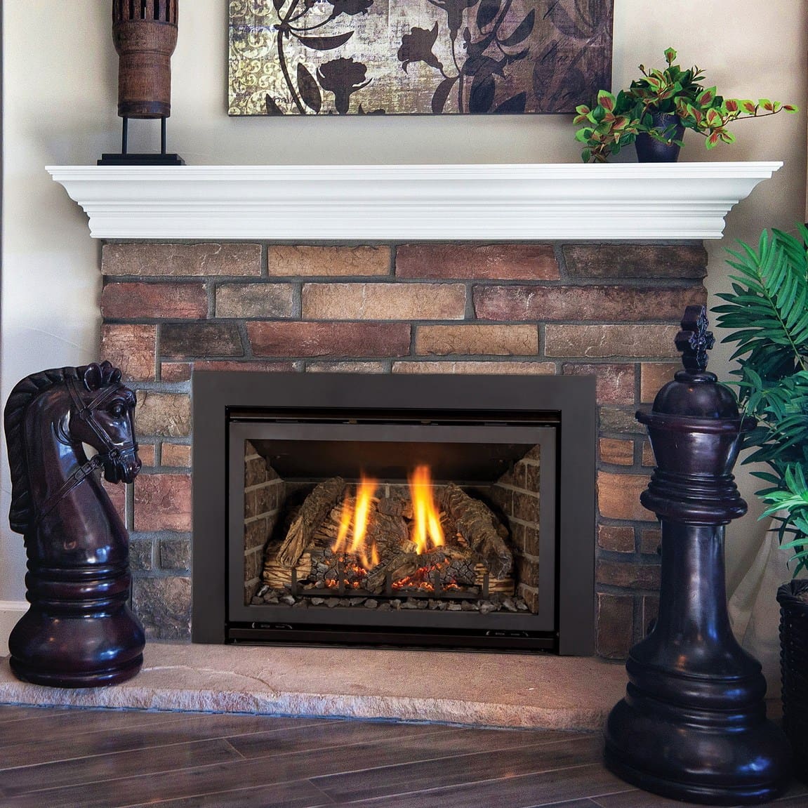 Stock Image - Kozy Heat Chaska 25 Gas Inserts - Stove Depot and Chimney Works