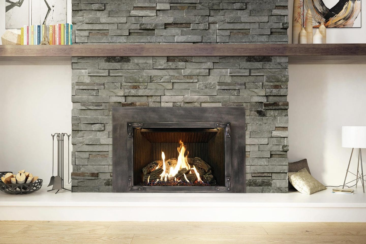 Stock Image - Ambiance - Inspiration 34 Ambiance Gas Contemporary Insert - Stove Depot and Chimney Works