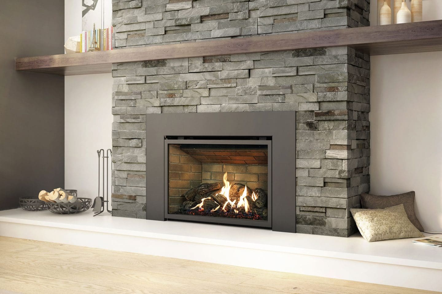 Stock Image - Ambiance - Inspiration 34 Ambiance Gas Contemporary Insert - Stove Depot and Chimney Works