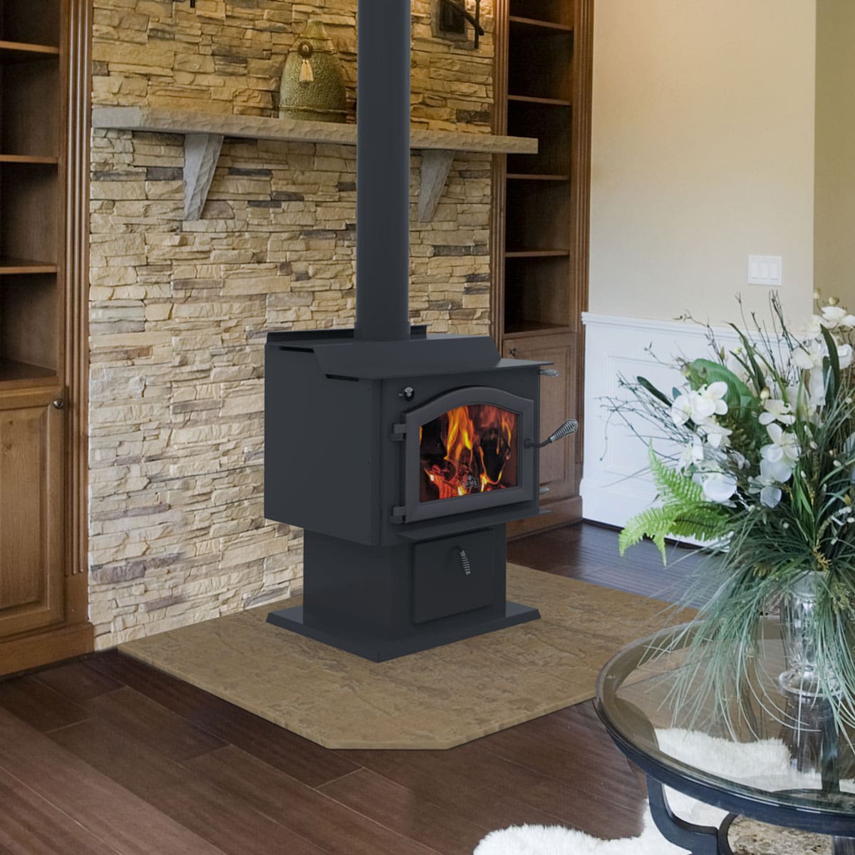 Stock Image - Kuma - Tamarack LE Kuma - Stove Depot and Chimney Works