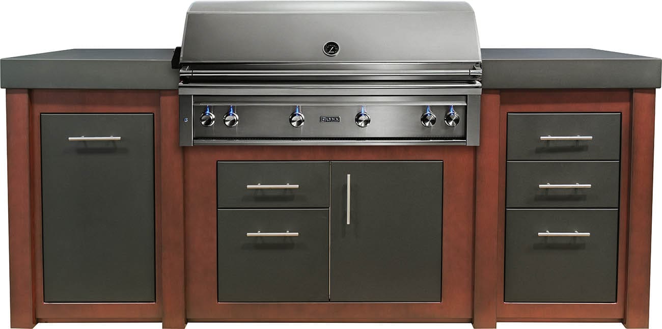 Stock Image - Stoll Outdoor - Kitchen Storage Components Kitchen - Stove Depot and Chimney Works